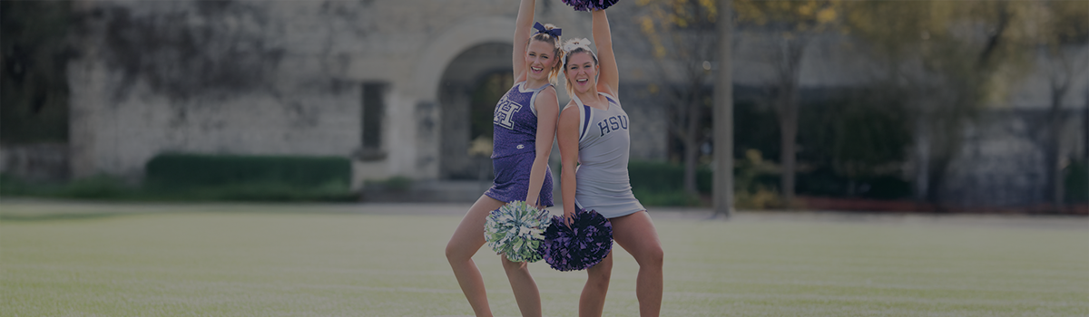 Cheerleader wearing Champion Cheer Uniforms