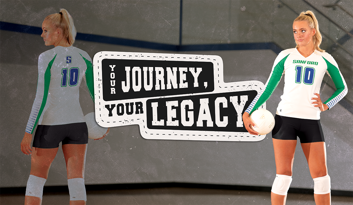 Female Volleyball Player Defending Ball Wearing Champion Volleyball Uniform