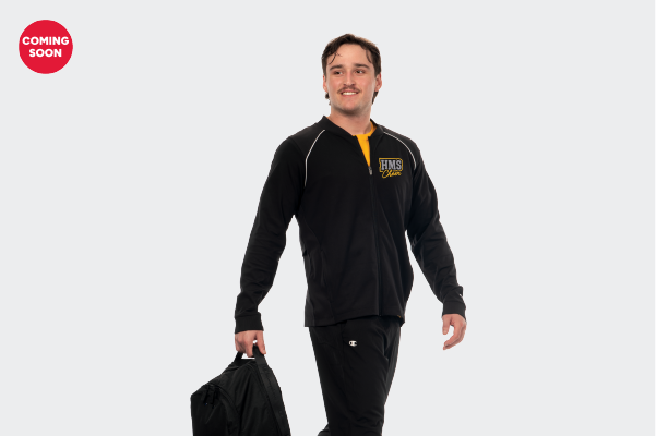 Woman Wearing Contour Soft Touch Warm-up Jacket