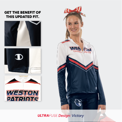 Female Wearing UltraFuse Warm-Up Jacket