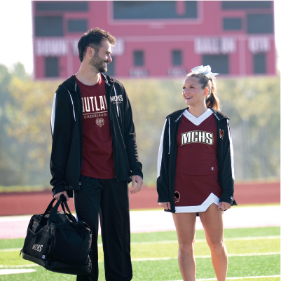 Male and Female Wearing Drive Jacket