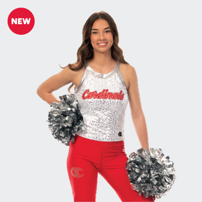 SpiritFlex Sequin Halter Shell 1