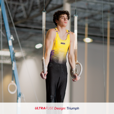 Male Gymnast wearing Alliance Competition Singlet