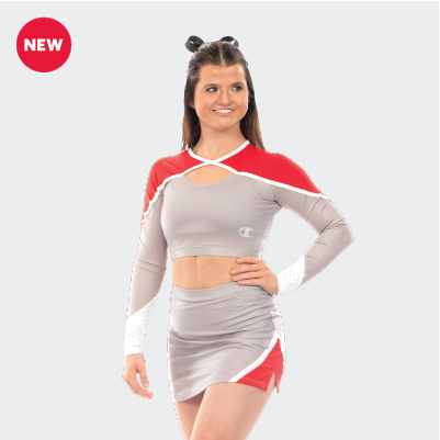 SpiritFlex Sparkle V-Neck Long Sleeve Crop 1